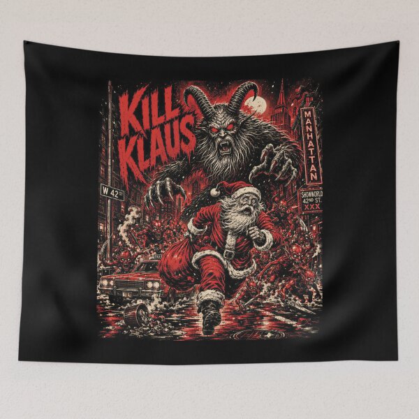 Item preview, Kill Klaus Krampus Christmas Horror designed and sold by Victor Shadehorn.