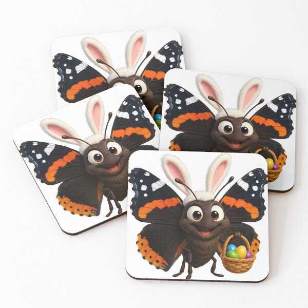 Item preview, Easter Admiral Butterfly designed and sold by Sillytoe.