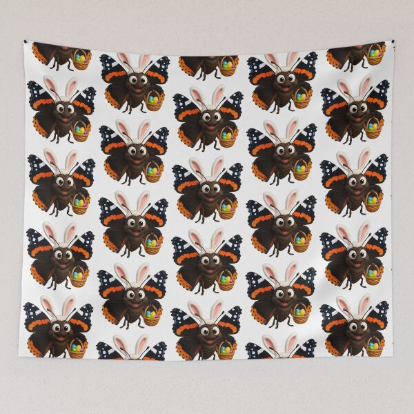 Item preview, Easter Admiral Butterfly designed and sold by Sillytoe.