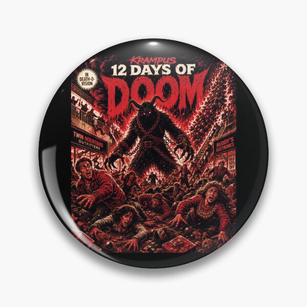 Item preview, Krampus 12 Days of Doom Holiday Horror designed and sold by Victor Shadehorn.