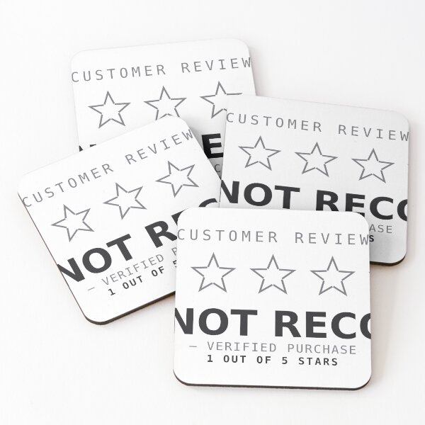 Item preview, Would Not Recommend 1 Star Review Funny Sarcastic designed and sold by deadpansupplyco.