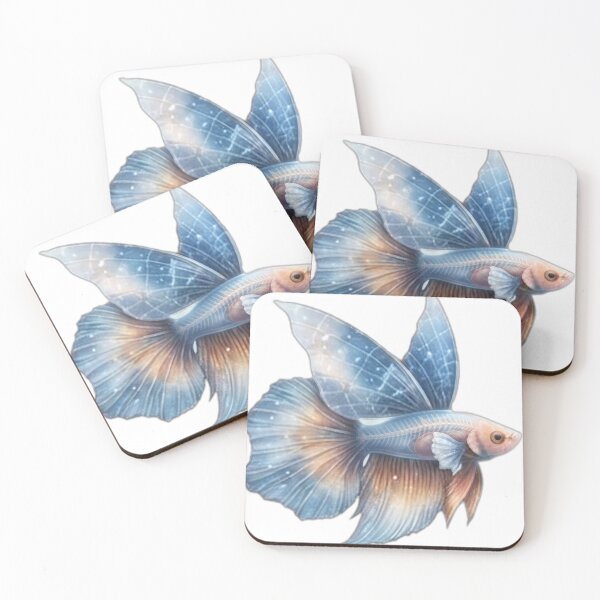 Item preview, "Celestial Betta Fish in Space designed and sold by DailyDoodlesBySumbul.