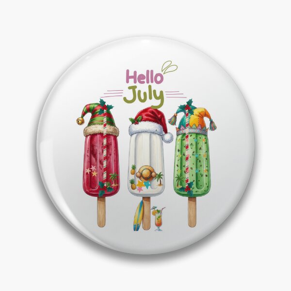 Item preview, Hello July Christmas in July Popsicles Tropical Summer  designed and sold by VibranPalette.