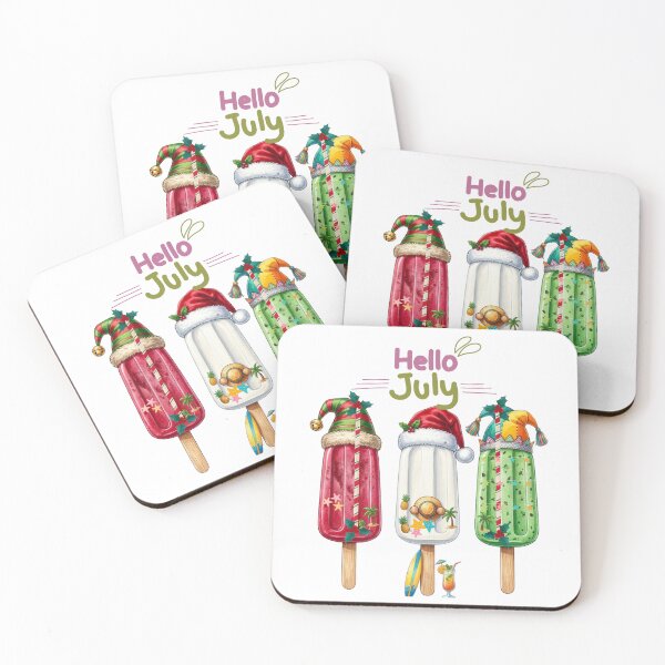 Item preview, Hello July Christmas in July Popsicles Tropical Summer  designed and sold by VibranPalette.
