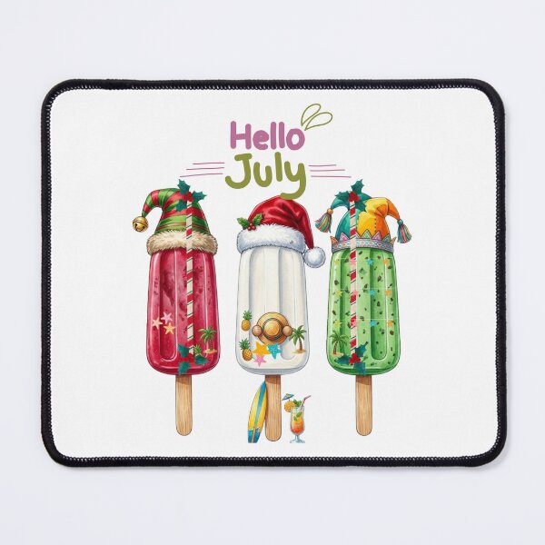 Item preview, Hello July Christmas in July Popsicles Tropical Summer designed and sold by VibranPalette.