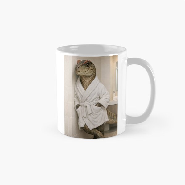 Item preview, Cozy Bathrobe Allosaurus designed and sold by Sillytoe.