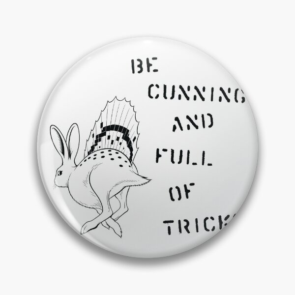 Item preview, Be Cunning And Full Of Tricks | EVOLVE | Dimetrodon El-Ahrairah (Prints Black) designed and sold by ScientiaAcLabor.