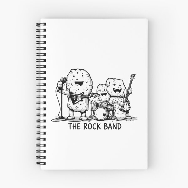 Item preview, The Rock Band - Funny Musical Rock Pun designed and sold by thepixelcloset.