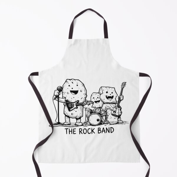 Item preview, The Rock Band - Funny Musical Rock Pun designed and sold by thepixelcloset.