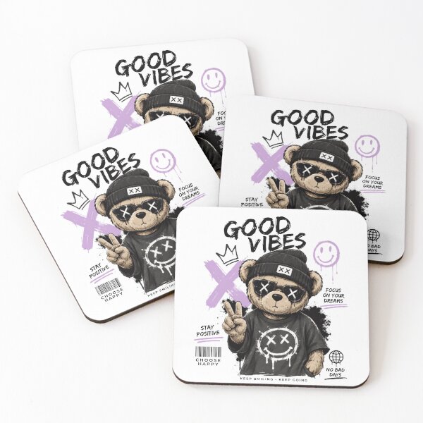 Item preview, Good Vibes, Stay positive, keep smiling designed and sold by ivonnerd.