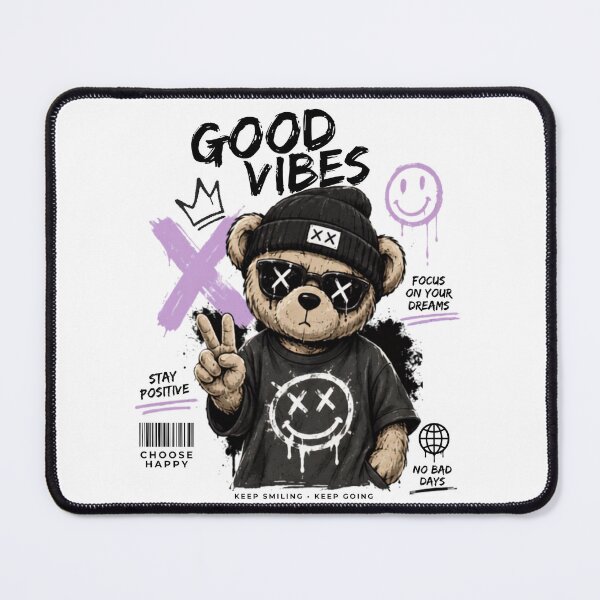 Item preview, Good Vibes, Stay positive, keep smiling designed and sold by ivonnerd.