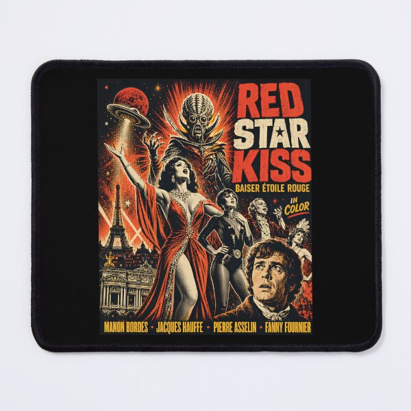 Item preview, Red Star Kiss Paris Alien Pulp Sci Fi designed and sold by Victor Shadehorn.