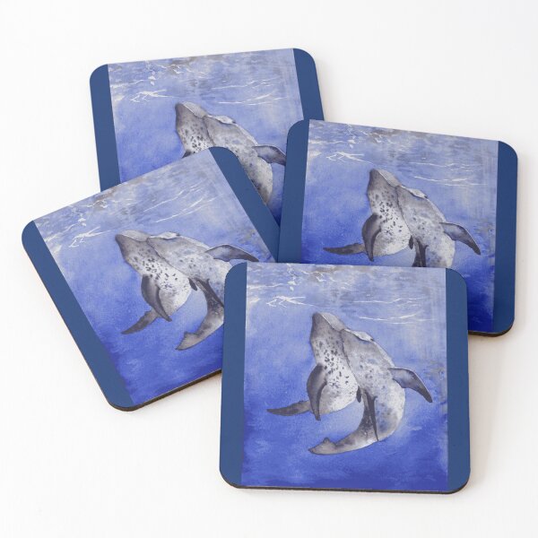 Item preview, Mystic Ocean Whales Marine Painting designed and sold by WildPalitteArt.