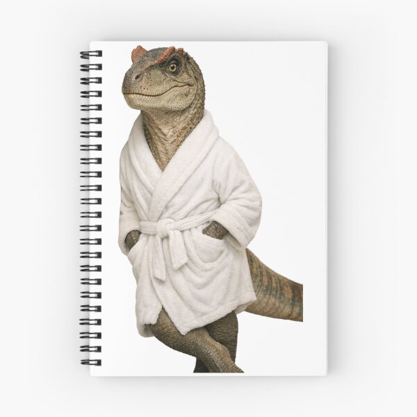 Item preview, Bathrobe Allosaurus designed and sold by Sillytoe.