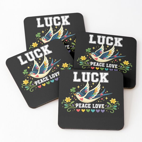Item preview, Luck Peace Love designed and sold by QuiteOrbit.