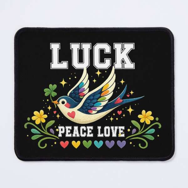 Item preview, Luck Peace Love designed and sold by QuiteOrbit.