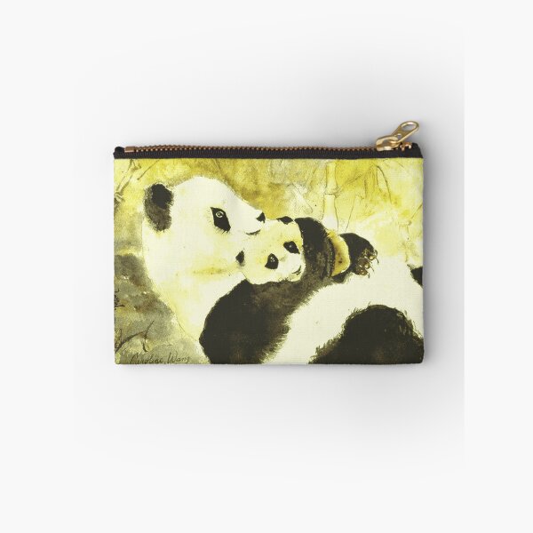 Item preview, Traditional Ink Panda and Cub Painting designed and sold by WildPalitteArt.