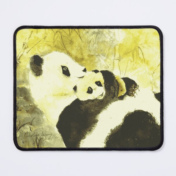 Item preview, Traditional Ink Panda and Cub Painting designed and sold by WildPalitteArt.