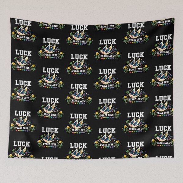 Item preview, Luck Peace Love designed and sold by QuiteOrbit.