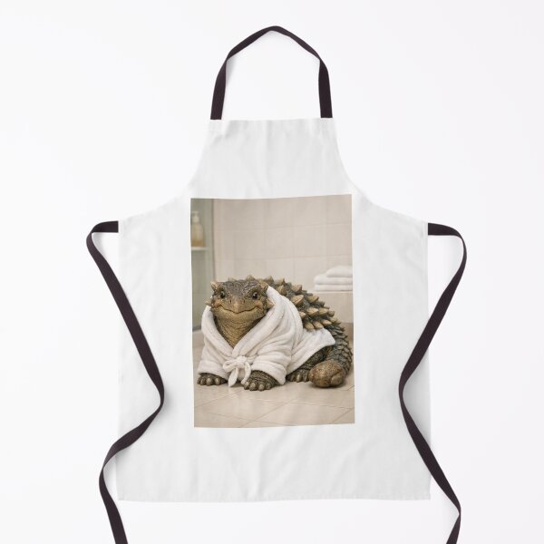Item preview, Cozy Bathrobe Ankylosaurus designed and sold by Sillytoe.