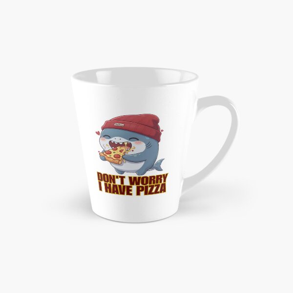 Item preview, Cute Pizza Lover Shark Kawaii Foodie Gift designed and sold by Nature's Chibis.