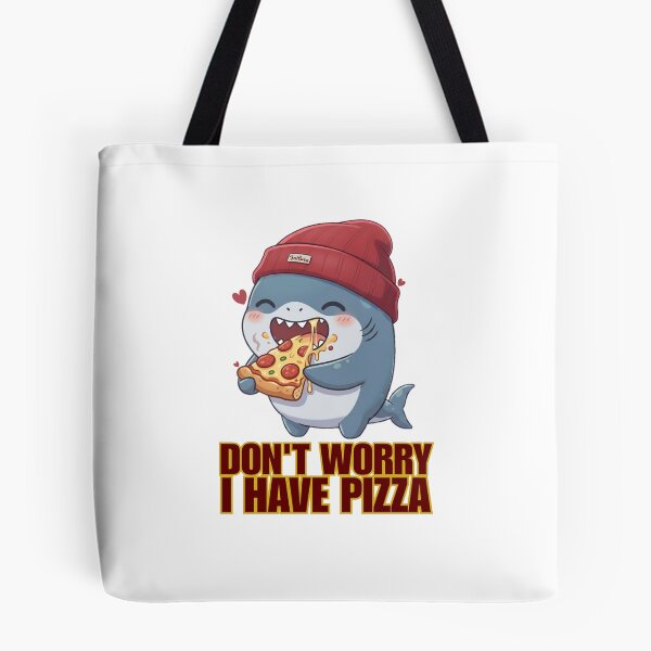Item preview, Cute Pizza Lover Shark Kawaii Foodie Gift designed and sold by Nature's Chibis.