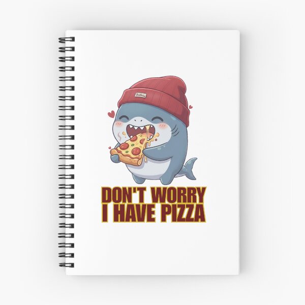 Item preview, Cute Pizza Lover Shark Kawaii Foodie Gift designed and sold by Nature's Chibis.