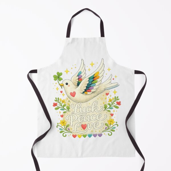 Item preview, Lucky Dove With Four Leaf Clover Floral Design designed and sold by QuiteOrbit.