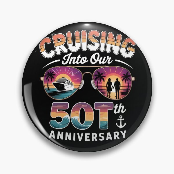 Item preview, Cruising 50T Anniversary, Retro Cruise Vacation, Celebration Gift designed and sold by Zizo-DR44.