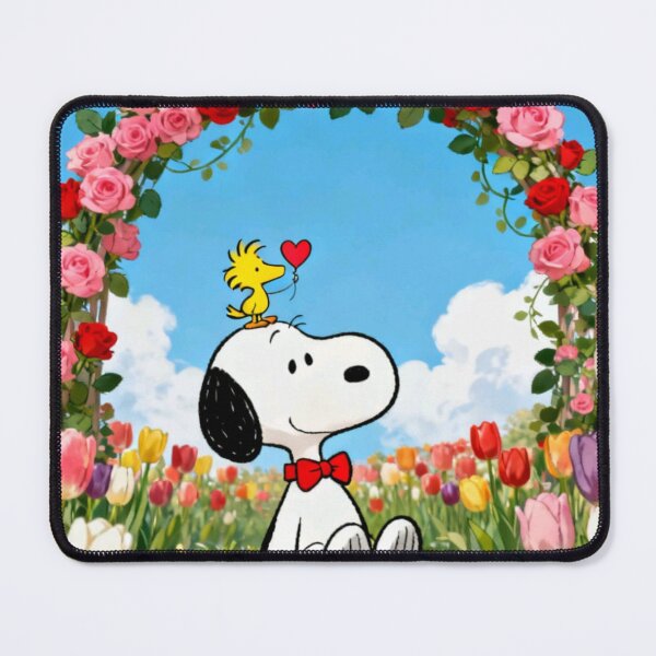 Item preview, Snoopy tulips Arch Garden Valentine Art. designed and sold by Innova_Creations.