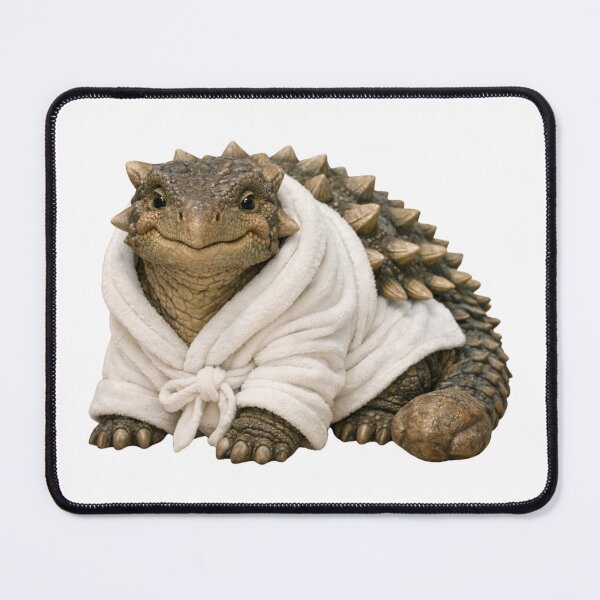 Item preview, Bathrobe Ankylosaurus designed and sold by Sillytoe.