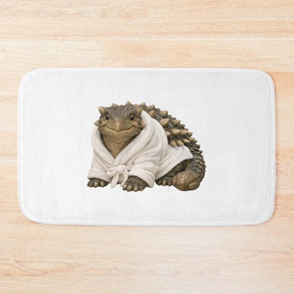 Item preview, Bathrobe Ankylosaurus designed and sold by Sillytoe.