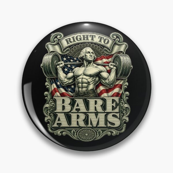 Item preview, Right To Bare Arms Patriotic Gym Humor designed and sold by Victor Shadehorn.