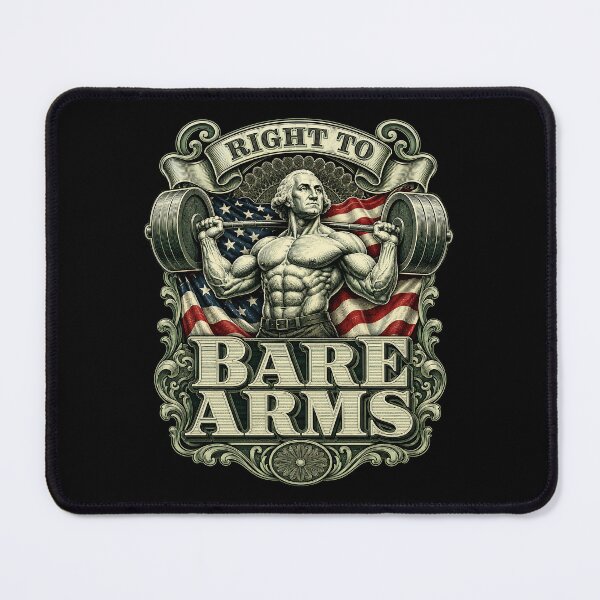 Item preview, Right To Bare Arms Patriotic Gym Humor designed and sold by Victor Shadehorn.
