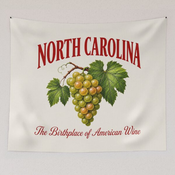 Item preview, North Carolina Grapes – The Birthplace of American Wine designed and sold by The-Drip-Studio.