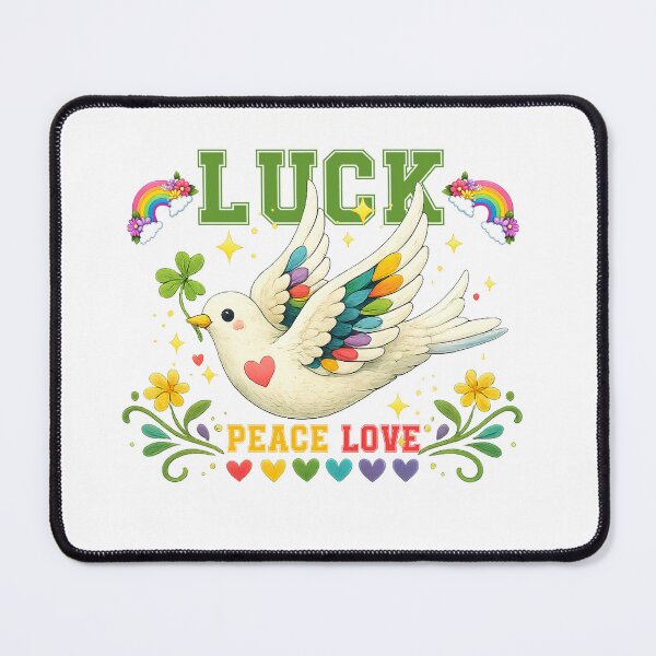 Item preview, Luck Peace Love Cute Dove Bird designed and sold by QuiteOrbit.