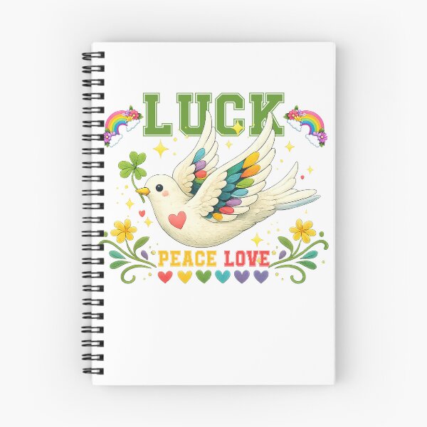 Item preview, Luck Peace Love Cute Dove Bird designed and sold by QuiteOrbit.