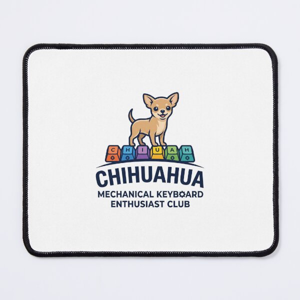 Item preview, Chihuahua Mechanical Keyboard Enthusiast Computer Coder designed and sold by PictoVibe.