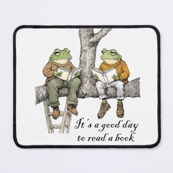 Item preview, It's A Good Day to Read A Book Funny Frog Toad T-Shirt designed and sold by JJLetterDesigns.