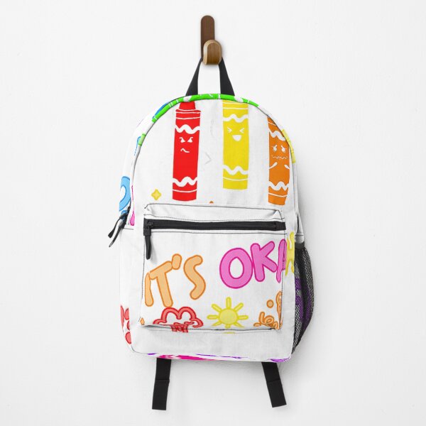 Item preview, Its Okay to Feel All The Feels Mood Color Crayons Teacher T-Shirt designed and sold by DArtfulStudio.