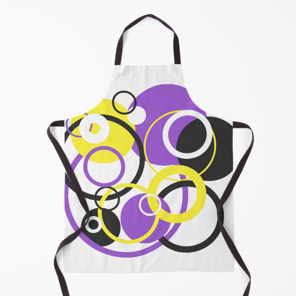 Item preview, Nonbinary Pride Circles designed and sold by Dragon_Panda.
