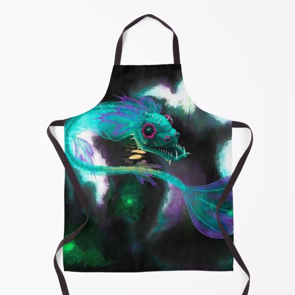 Item preview, Ethereal Sea Monster - Keeper of the Crystal Cavern designed and sold by CylisArt.