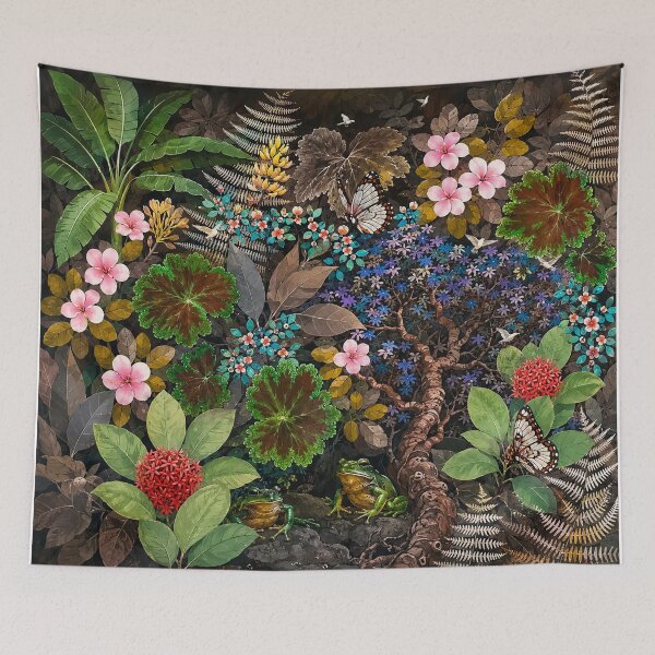 Item preview, Vintage Tropical Forest designed and sold by loveartslife.