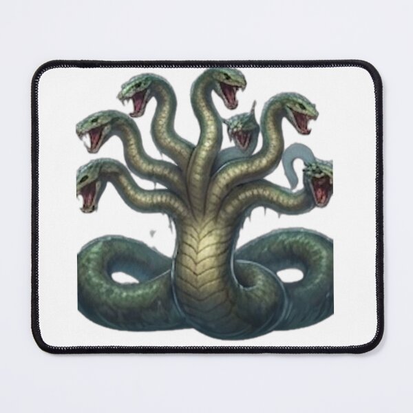 Item preview, Mythical Multi-Headed Hydra Fantasy Illustration designed and sold by DailyDoodlesBySumbul.