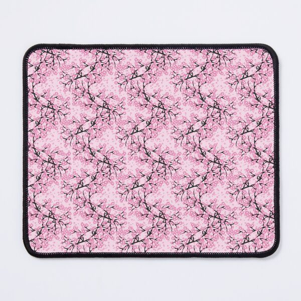 Item preview, Pink Cherry Blossom Tree on Pink Sunset Sky Pixel Art designed and sold by Saburkitty.
