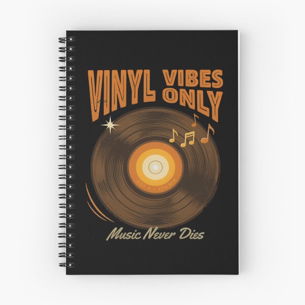 Item preview, Vinyl Vibes Only – Retro 70s Vinyl Record Music Never Dies designed and sold by Midnight Veil Designs.