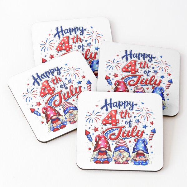 Item preview, American Flag Cute Gnomes Firework Patriotic designed and sold by QuiteOrbit.