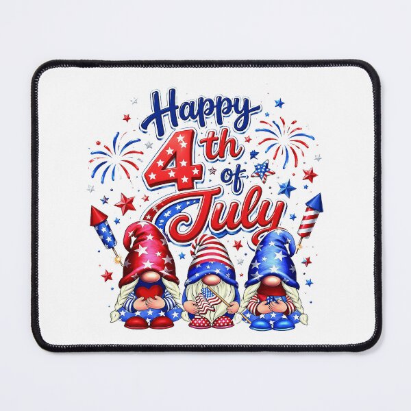 Item preview, American Flag Cute Gnomes Firework Patriotic designed and sold by QuiteOrbit.
