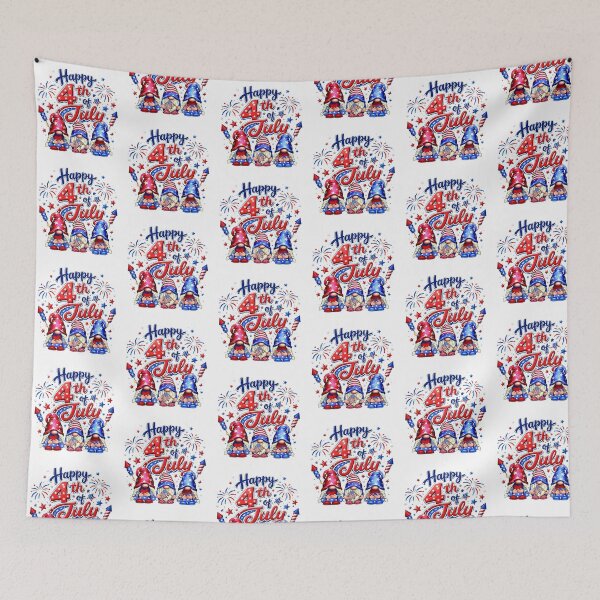 Item preview, American Flag Cute Gnomes Firework Patriotic designed and sold by QuiteOrbit.