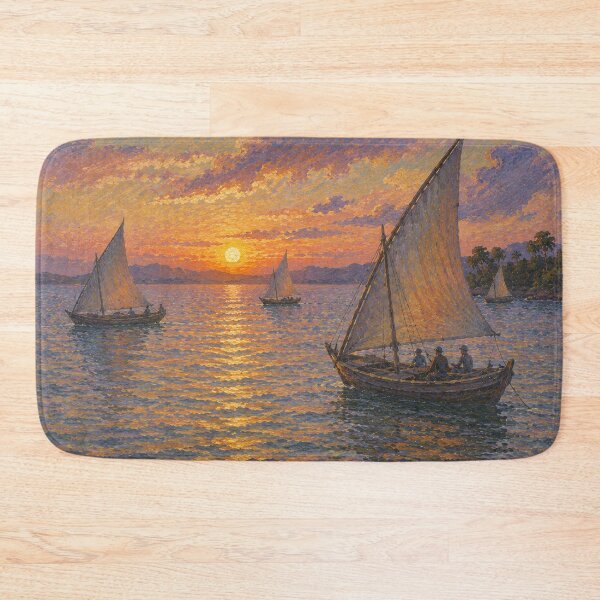 Item preview, Dhow Boats on Lake Victoria designed and sold by Kipepeo2025.